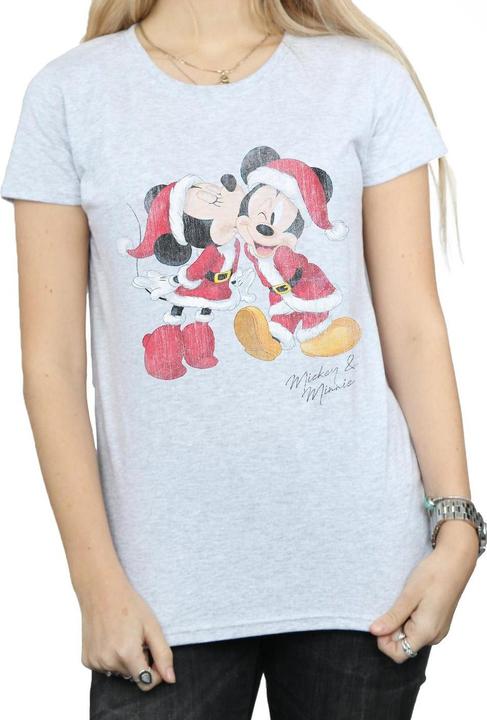 Produktbild Disney Mickey And Minnie Christmas Kiss TShirt (XXL)