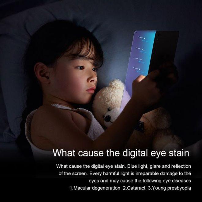 Actual product image Nillkin V+ anti-bluelight protective glass (1 Piece, MatePad Pro)