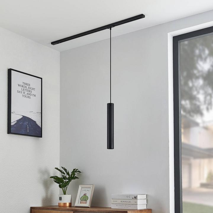 Produktbild Lindby Seet Pendellampe 1-Phasen Schiene, schwarz (GU10)