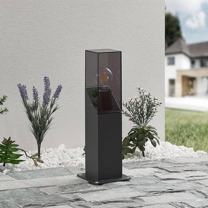 Produktbild Lucande Fiola Garten Leuchte H40 Anthracite (E27, IP54)