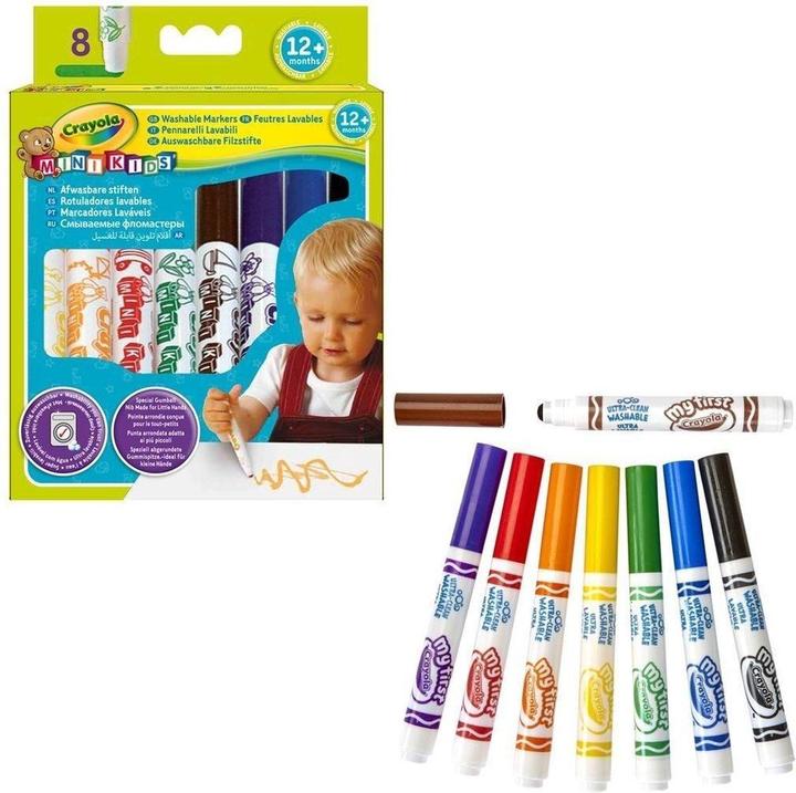 Produktbild Crayola Mini Kids - Marker (Assortiert, 8 x)