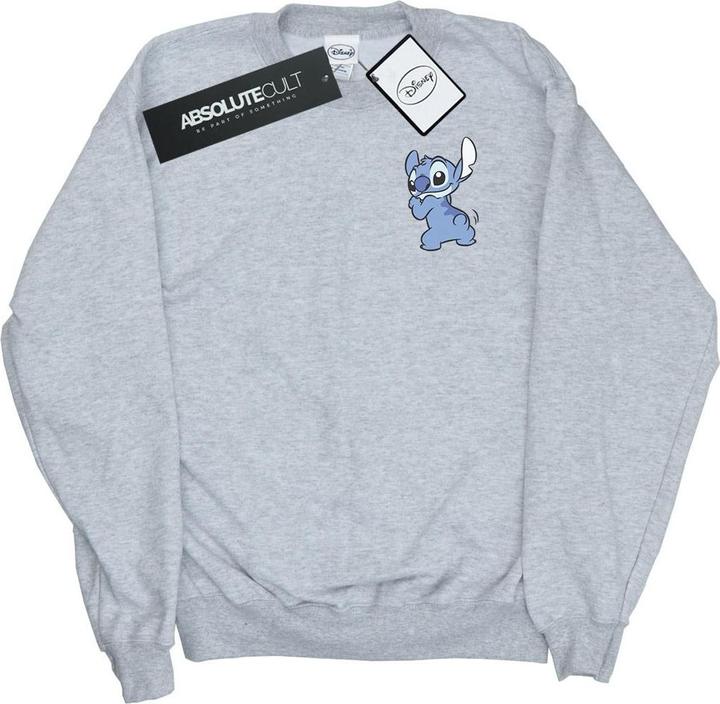 Disney Lilo And Stitch Stitch Backside Breast Print Sweatshirt Mädchen