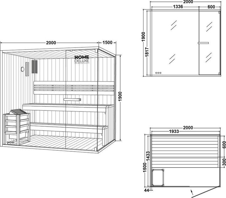Produktbild Home Deluxe ARKHAM XL - 5 Personen