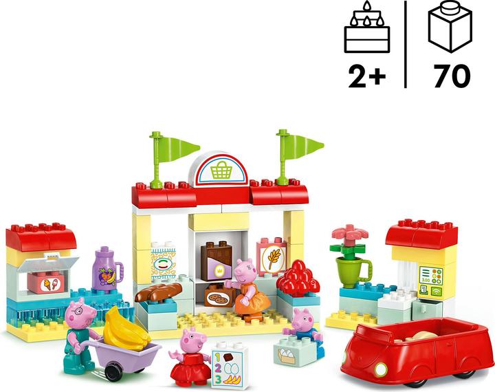 Productafbeelding LEGO Peppa's supermarkt (10434)