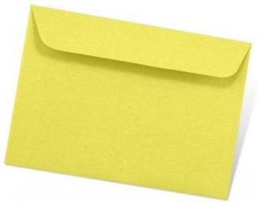 Actual product image Artoz 1001 Pkg 5 Envelopes C5 lime (5 x)