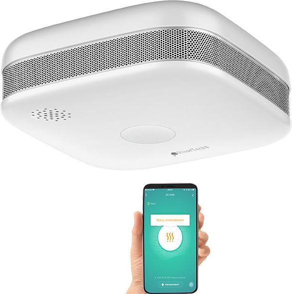 Actual product image VisorTech WLAN-Design-Rauchmelder