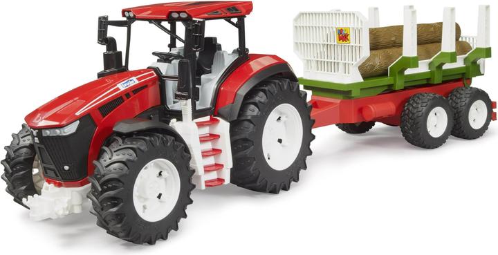 Image du produit Bruder Tracteur Roadmax avec remorque forestière