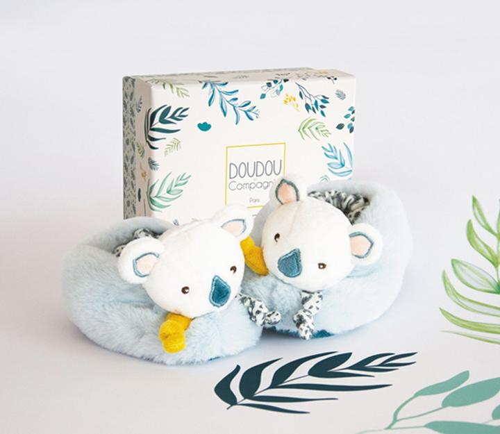 Productafbeelding Doudou et Compagnie Koala Footies met rammelaar 0-6M (14)