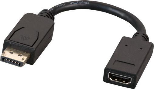 Produktbild EFB Elektronik DisplayPort Adapter,DP Stecker auf HDMI Typ A Buchse, 4K 30HZ Adapter zum Anschluss von DisplayPort (HDMI)