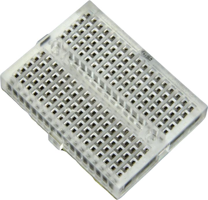 Actual product image Purecrea SYB-170 Mini Breadboard Transparent 170 Pins