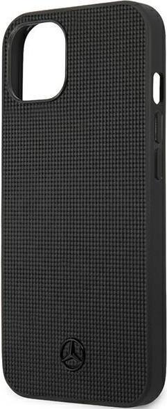 Immagine prodotto Mercedes MEHCP13MMBLBK Custodia rigida per iPhone 13 6,1" in pelle con logo in metallo (Apple iPhone 13)