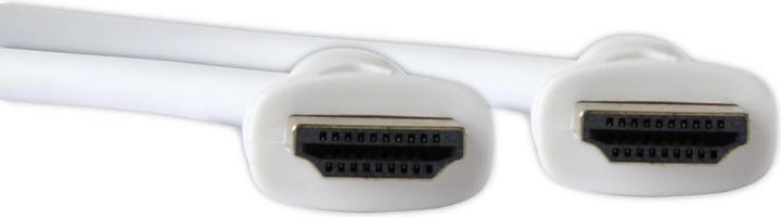 Actual product image Techly HDMI cable A M/M high speed 10m white (10 m, HDMI)