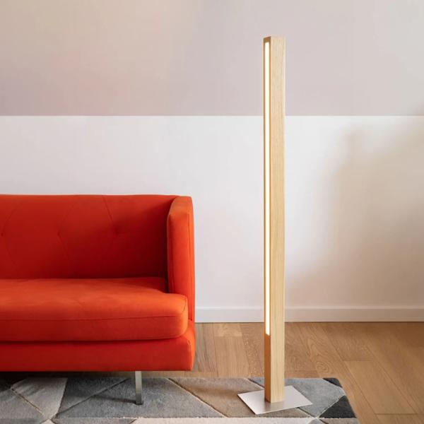 Image du produit Isoled Lampadaire LED PFETTE chêne noir (2600 lm)