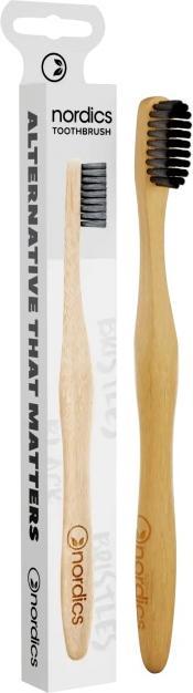 Nordics Carbon Bambus Zahnbürste soft medium (Mittel, 1 x)
