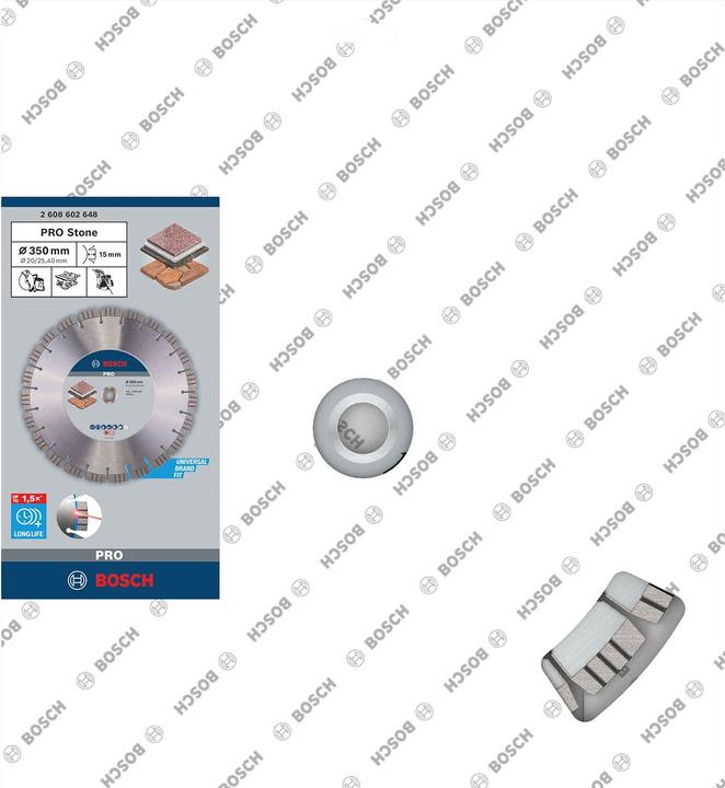 Actual product image Bosch Professional Zubehör PRO Stone diamond cutting disc, 350 x 20/25.4 mm