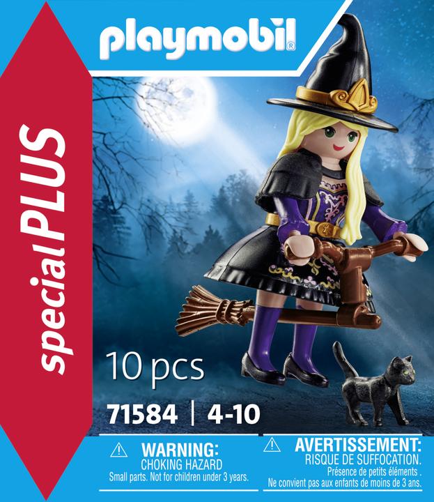 Image du produit Playmobil Sorcière avec chat (71584, Playmobil Special Plus)
