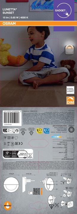 Image du produit Osram LUNETTA SUNSET 840 Blanc