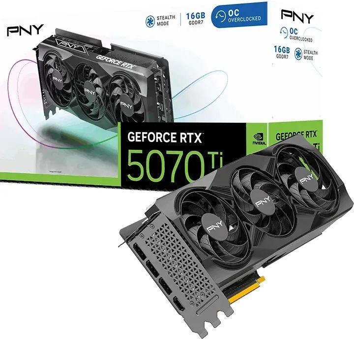 Produktbild PNY GeForce RTX 5070Ti 16GB OC Triple Fa (16 GB)