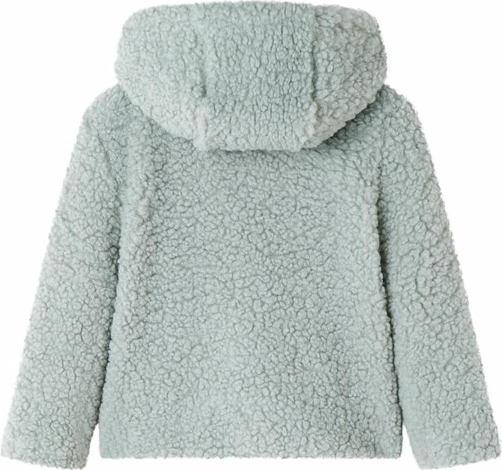 Immagine prodotto VidaXL Giacca con cappuccio per bambini in pelliccia sintetica verde menta (116)