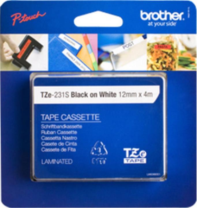 Produktbild Brother TZe-231S (1.20 cm, Weiss, Schwarz)