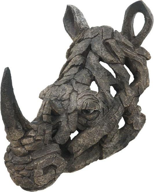 Produktbild Mendler Deko Schädel HWC-H41, Polyresin Indoor Outdoor - Nashornkopf 26cm