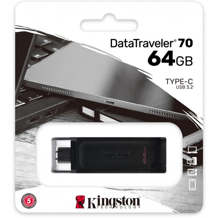 Produktbild Kingston DataTraveler 70 (64 GB, USB-C)