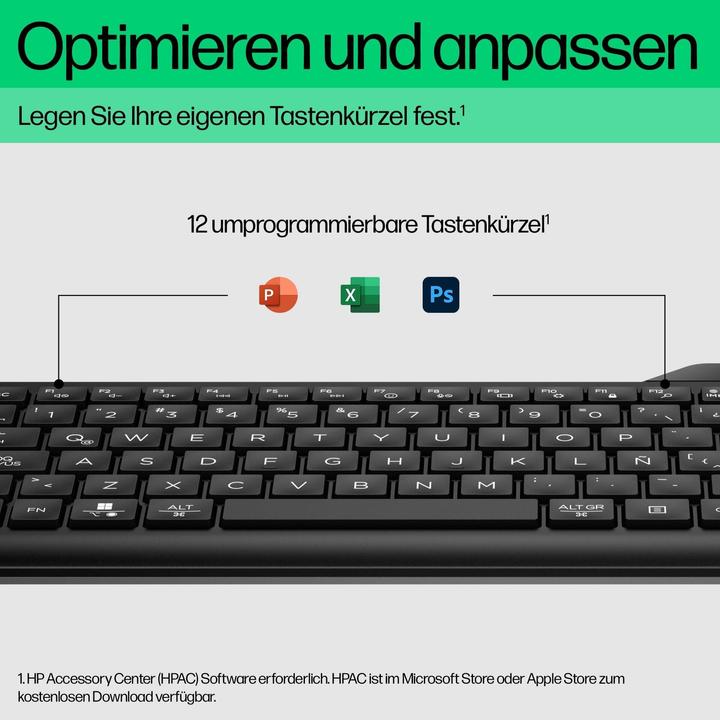 Actual product image HP 460 Bluetooth keyboard for multiple devices (DE, Wireless)