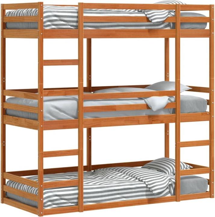 Produktbild VidaXL Dreifach-Etagenbett (90 x 190 cm)