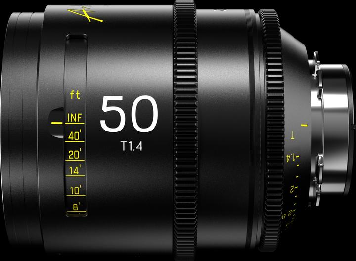 Image du produit Dzofilm Arles 50mm FF/VV Prime Cine Lens (PL mount, meter) (PL, Plein format)