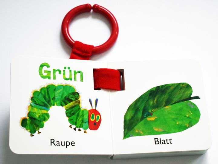 Actual product image The little caterpillar glutton buggy book (German)