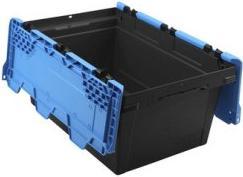 Produktbild Allit Aufbewahrungsbox ProfiPlus CrocoLid 40/27, blau Transport- und Aufbewahrungsbehälter aus PP, mit zwe