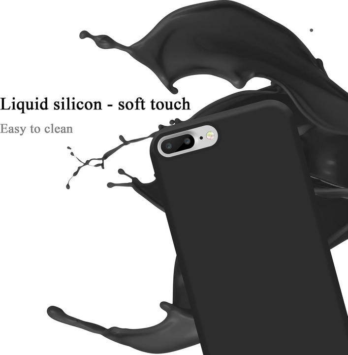 Actual product image Cadorabo TPU Liquid Silicone Case Cover (Apple iPhone 7 Plus, Apple iPhone 7s Plus, Apple iPhone 8 Plus)