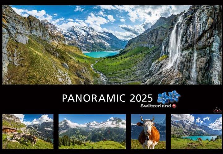 Image du produit Panoramique Suisse 2025 (48 x 33 cm, Italien, Allemand, Anglais, Français)