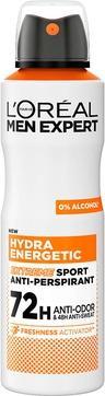 Actual product image L'Oréal Paris L'Oreal Paris Men Expert Hydra Energetic Antiperspirant Spray 72h 150ml