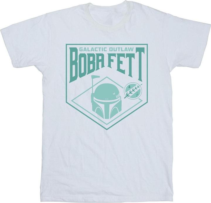 Star Wars The Book Of Boba Fett Galactic Helm Chest TShirt (3XL)