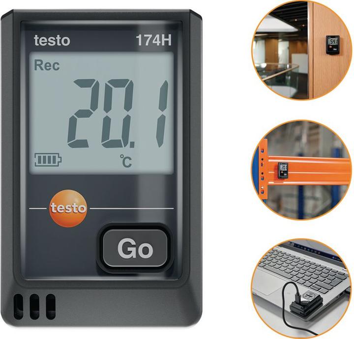 Produktbild Testo Mini-Datenlogger 174 H / USB-C