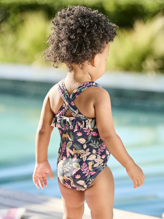 Image du produit Vertbaudet Capsule Bademode TROPEN: Mädchen Baby Badeanzug (98)