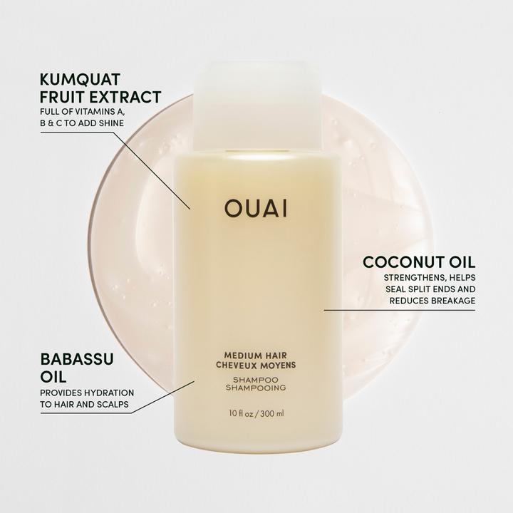 Produktbild Ouai Medium Shampoo (300 ml, Flüssiges Shampoo)