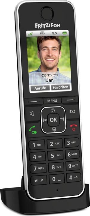 Image du produit AVM Téléphone sans fil VoIP FRITZ!Fon C6 Black Edition
