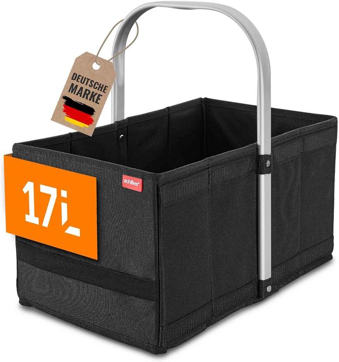 Actual product image Achilles Klappbarer Einkaufskorb-Box mit Alu-Griff