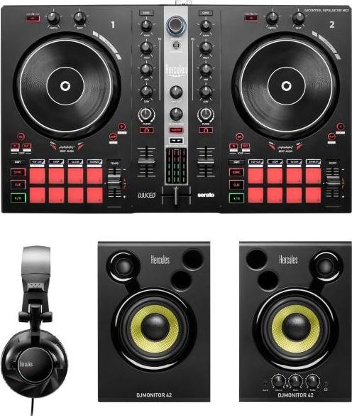 Produktbild Hercules DJ Essentials Kit DJ-Set mit Kopfhörer-Stativ