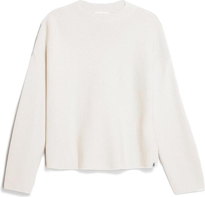 Armedangels Long Sleeve Merinaa Pullover Left Left Oatmilk