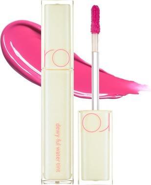 Rom&Nd Dewyful Water Tint Lip Gloss 10 Murmur Pink 0.18 fl oz Longlasting Moisturizing Natural MLBB (10 Murmur Pink)