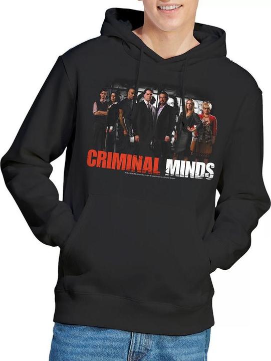 Immagine prodotto Criminal Minds The Brain Trust Felpa con Cappuccio Uomo (L)