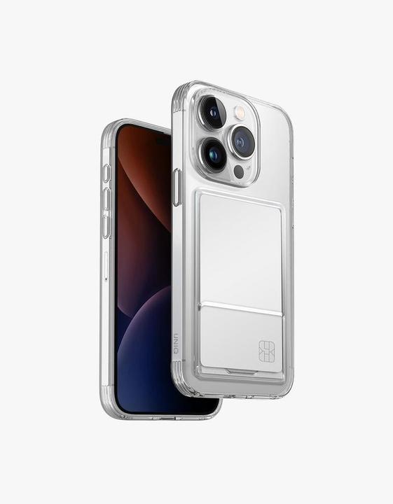 Immagine prodotto Uniq etui Air Fender ID iPhone 15 Pro 6.1" nudo trasparente Cardslot (Apple iPhone 15 Pro)