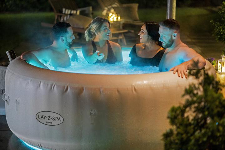 Produktbild Bestway Lay-Z-Spa Paris AirJet incl LED verlichting (6 Pers.)