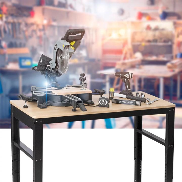 Produktbild Stahlwerk Werkbank mit Rollen (60 cm, 120 cm)