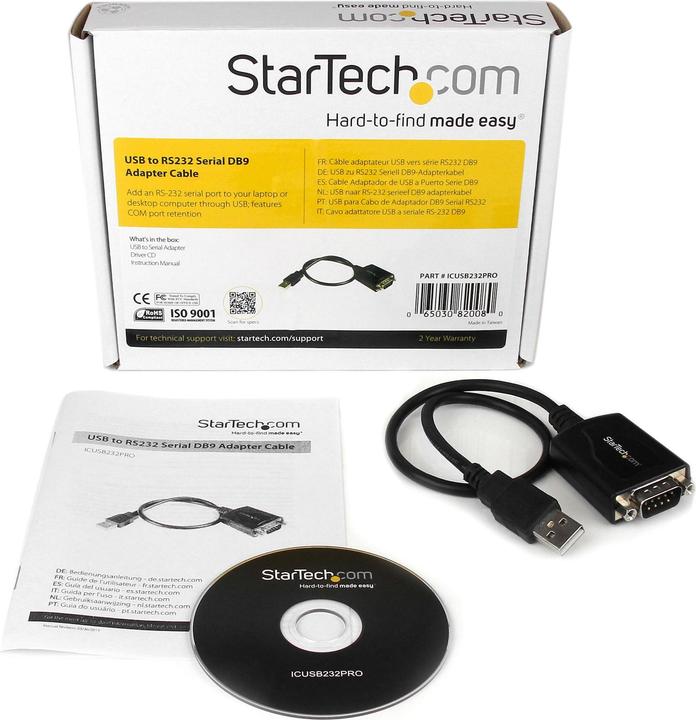 Produktbild StarTech 2 Port USB To Serial (0.40 m, VGA)