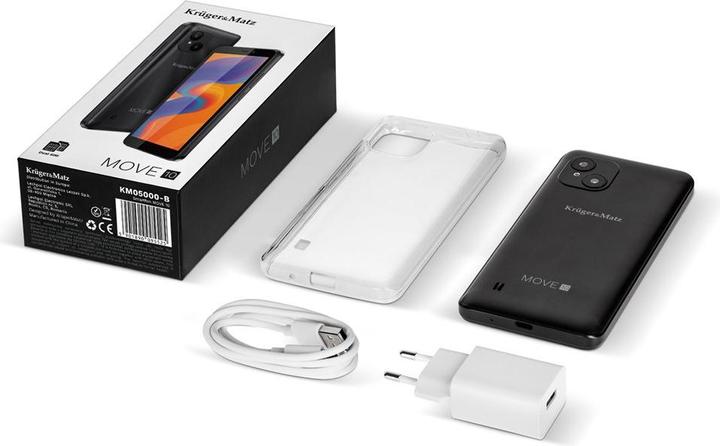 Actual product image Krüger&Matz Move 10 (32 GB, Black, 5.45", Dual SIM, 5 Mpx, 4G)