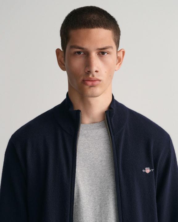 Produktbild GANT trickjacke mit zipper uperfine lambwool (S)